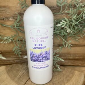 NATURAL SHOWER GEL - PURE LAVENDER - 500ml