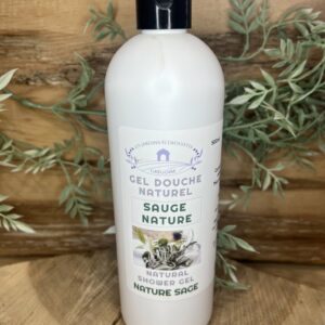 NATURAL SHOWER GEL - SAGE - 500ml